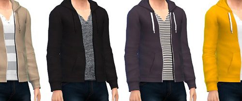 Mens Zip-Up Hoodies