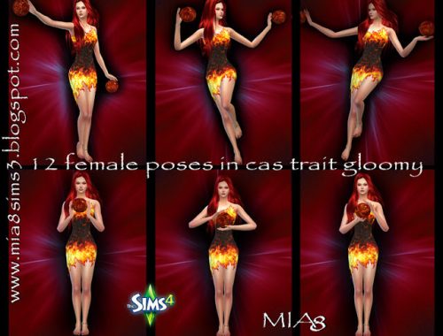 12 female poses#2