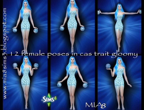 12 female poses#2