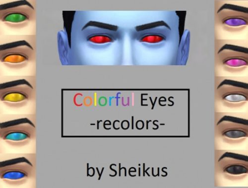 Colorful eyes recolors