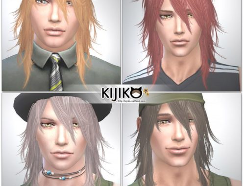 Shaggy Hair M TS3 to TS4 conversion