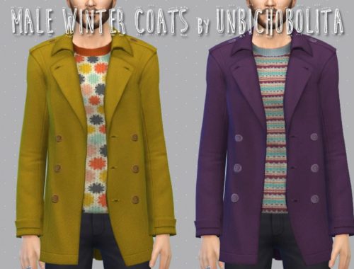 Male winter coats