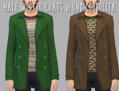 Male winter coats