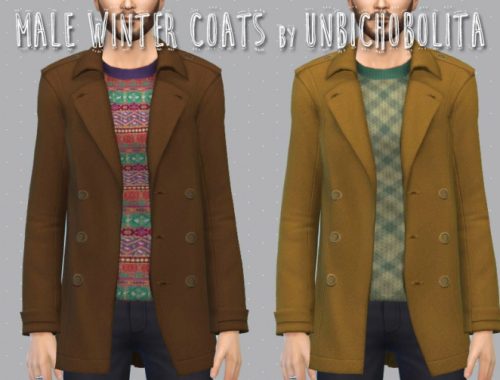 Male winter coats