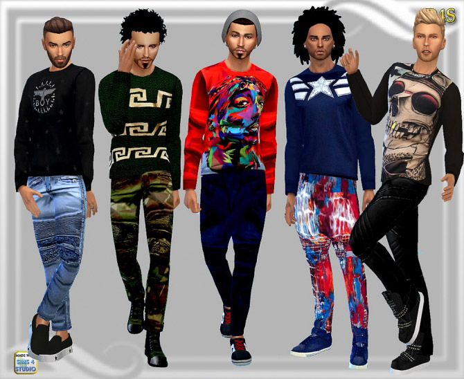 Loose tee - The Sims 4 Catalog