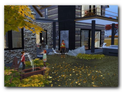 Hillside house