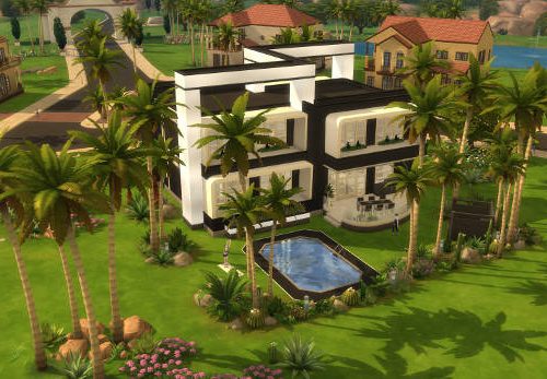 Black or White house