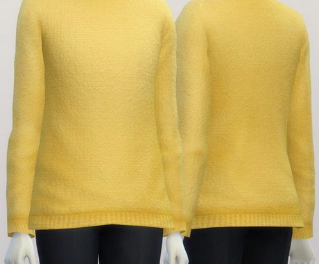Turtleneck sweater F solid (16 colors)