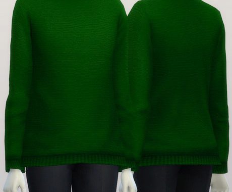 Turtleneck sweater F solid (16 colors)