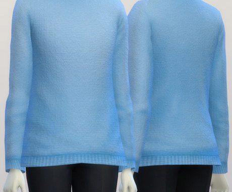 Turtleneck sweater F solid (16 colors)
