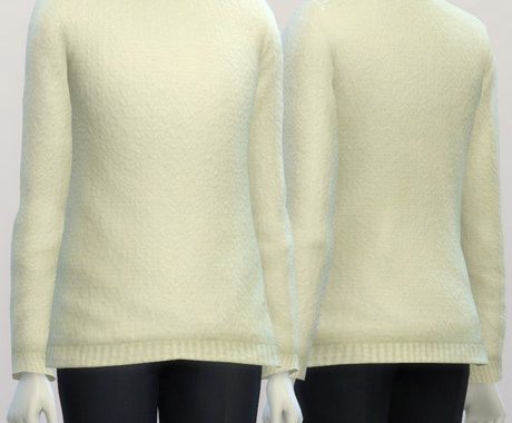 Turtleneck sweater F solid (16 colors)