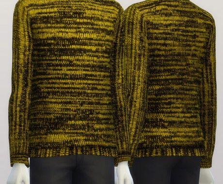 Turtleneck sweater M pattern (15 colors)