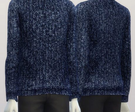 Turtleneck sweater M pattern (15 colors)