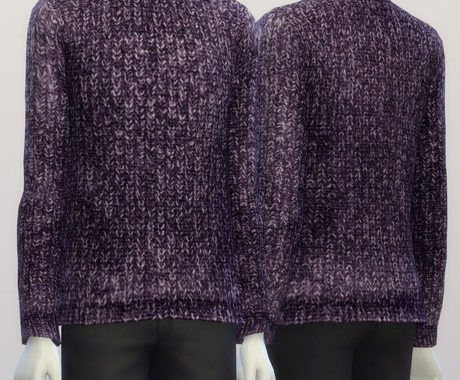 Turtleneck sweater M pattern (15 colors)