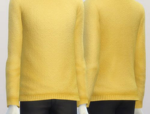 Turtleneck sweater M solid (16 colors)
