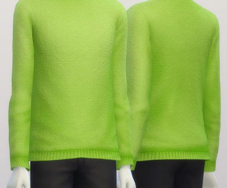 Turtleneck sweater M solid (16 colors)