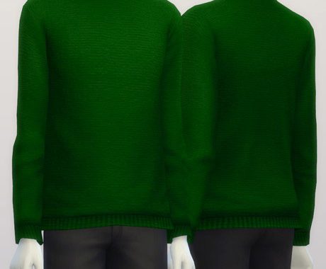 Turtleneck sweater M solid (16 colors)