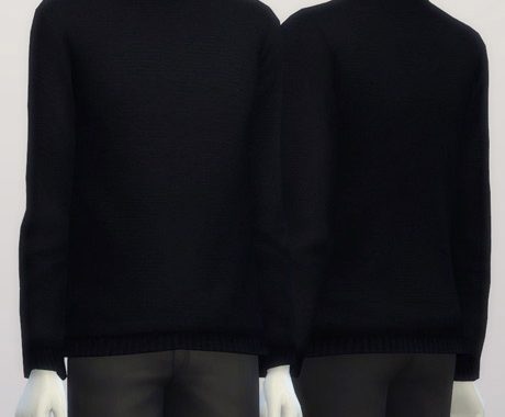 Turtleneck sweater M solid (16 colors)