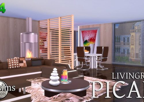 Picali living + dining room