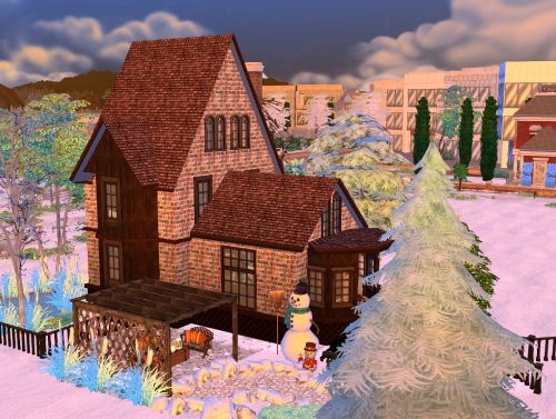 Snow valley house