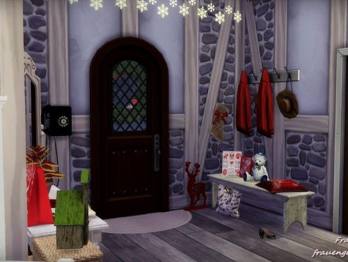 Tudor style house Happy New Year