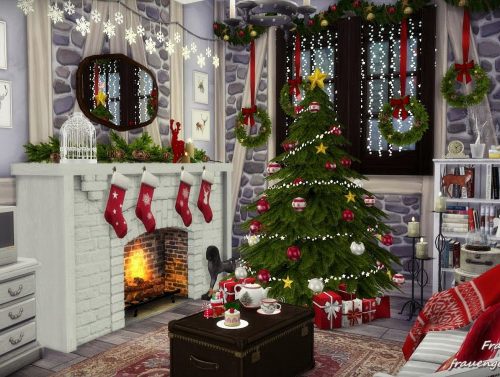 Tudor style house Happy New Year