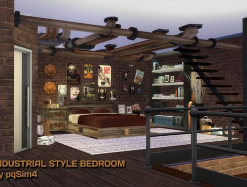Industrial Style Bedroom
