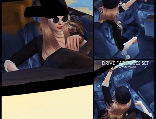 Car Related Poses Set pt1: Drive Far Poses Set