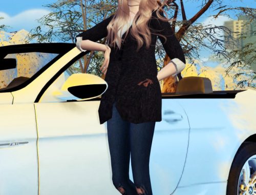Car Related Poses Set pt2: Car Show Models Poses Set