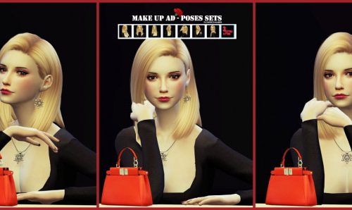 MAKE UP AD POSES SET