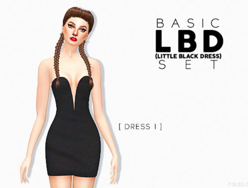 BASIC LITTLE BLACK DRESS SET PART 1