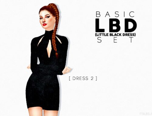 BASIC LITTLE BLACK DRESS SET PART 1