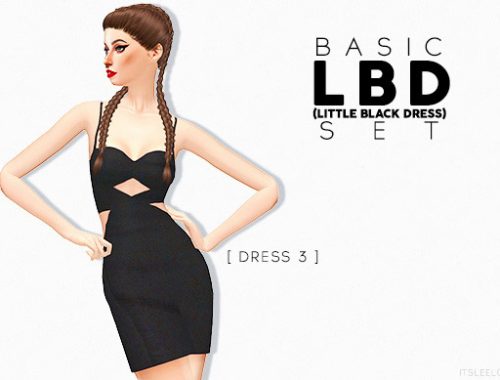 BASIC LITTLE BLACK DRESS SET PART 1