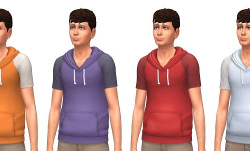 Short Sleeved Hoodies