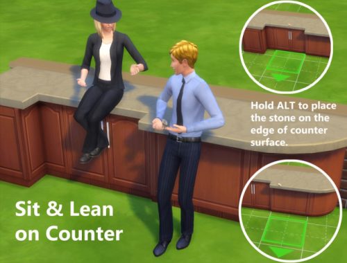 Sit and Lean on Fence Mod