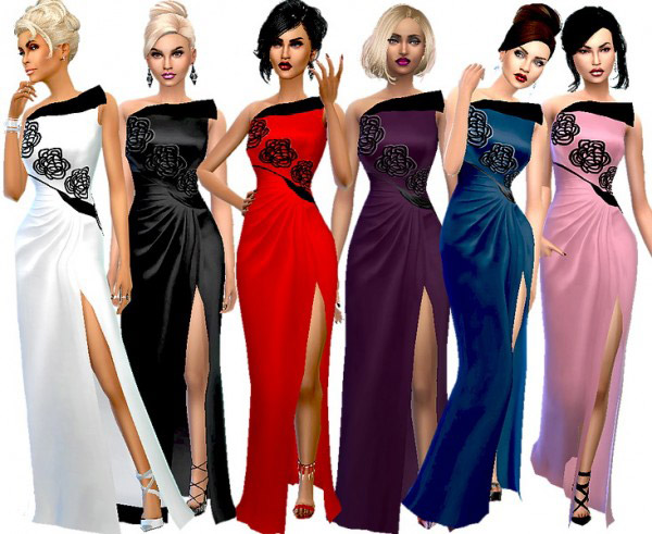 S.L. Angelina Gown - The Sims 4 Catalog