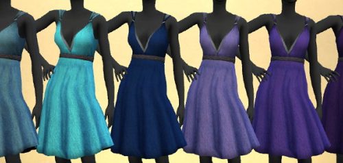 KitOnlyHumans Simple Valentine Dress recolors 1.0