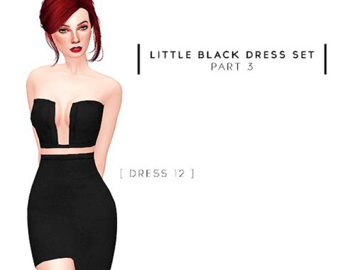 LITTLE BLACK DRESS SET PART 3