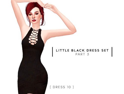 LITTLE BLACK DRESS SET PART 3