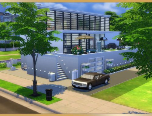 Modern Step house