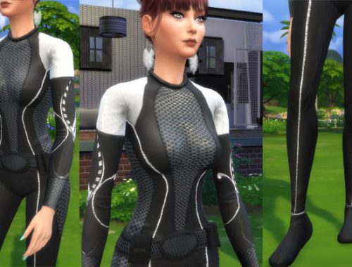 Female Hunger Games Jumpsuit
