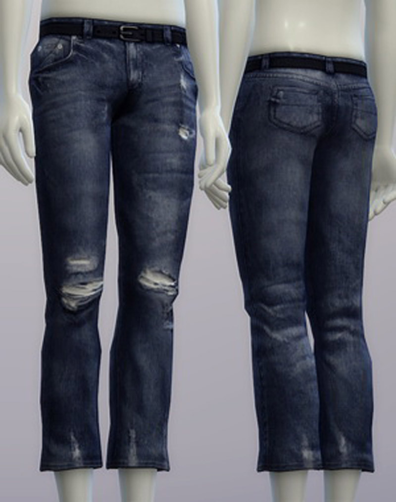 Vintage jeans #2 male - The Sims 4 Catalog