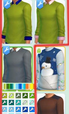 Untucked Collared Shirt with Sweater