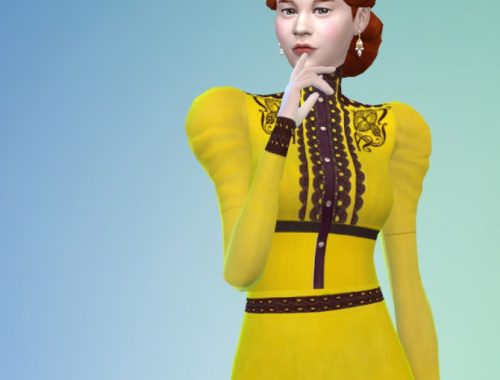 Crimson clothes set