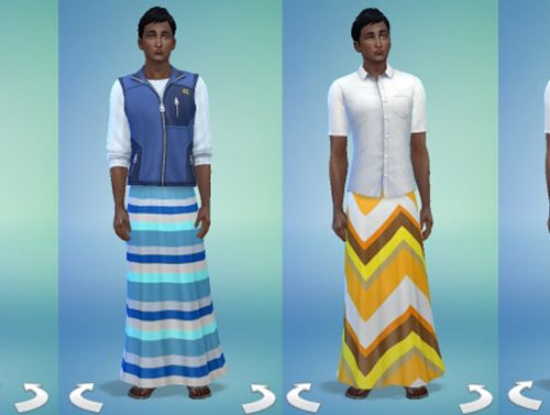 Long skirt for males! 28 colors