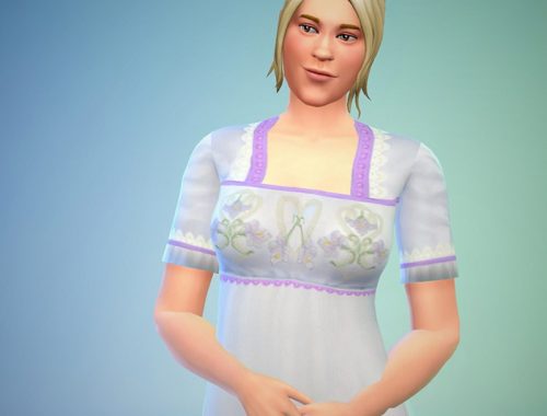 Nightgown Edwina 4 recolours of Kiaras Edwardian dress