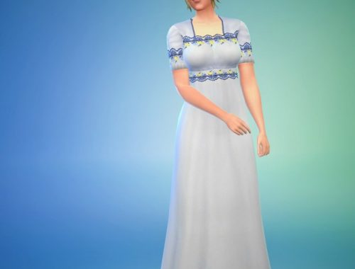 Nightgown Edwina 4 recolours of Kiaras Edwardian dress