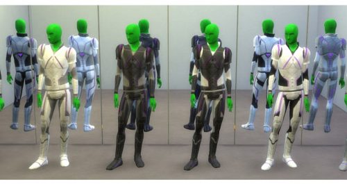 Male Alien Suit in 6 Designs