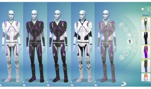 Male Alien Suit in 6 Designs