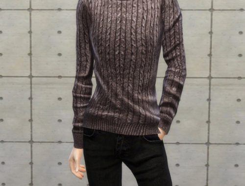 Tight High Neck Sweater
